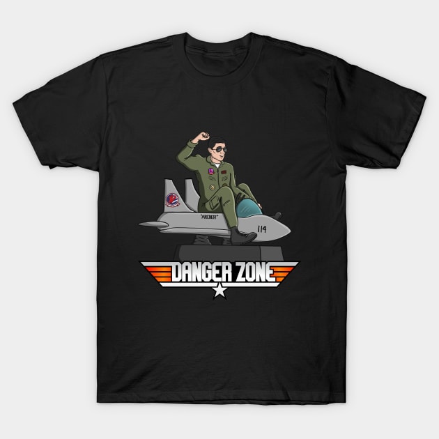 Danger Zone T-Shirt by kickpunch